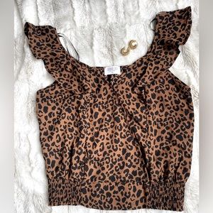 Sienna Sky Leopard Blouse